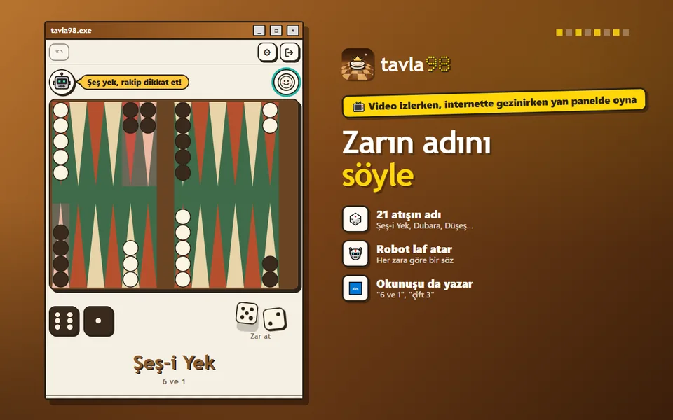 Zarın adı: Şeş-i Yek, okunuşuyla 6 ve 1